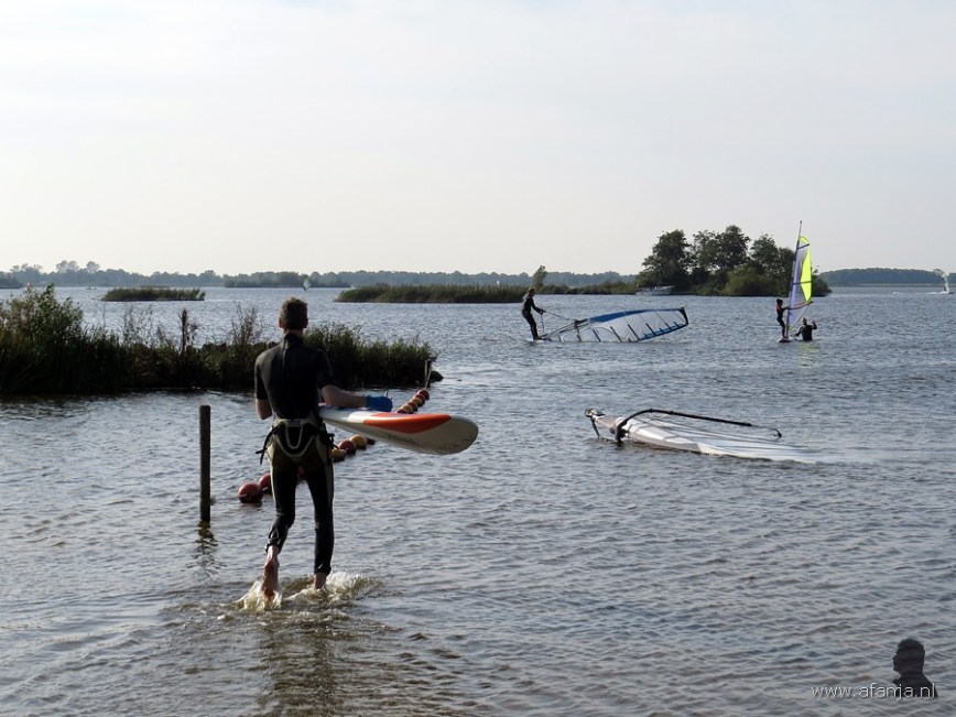 Surfen op de Leijen in oktober