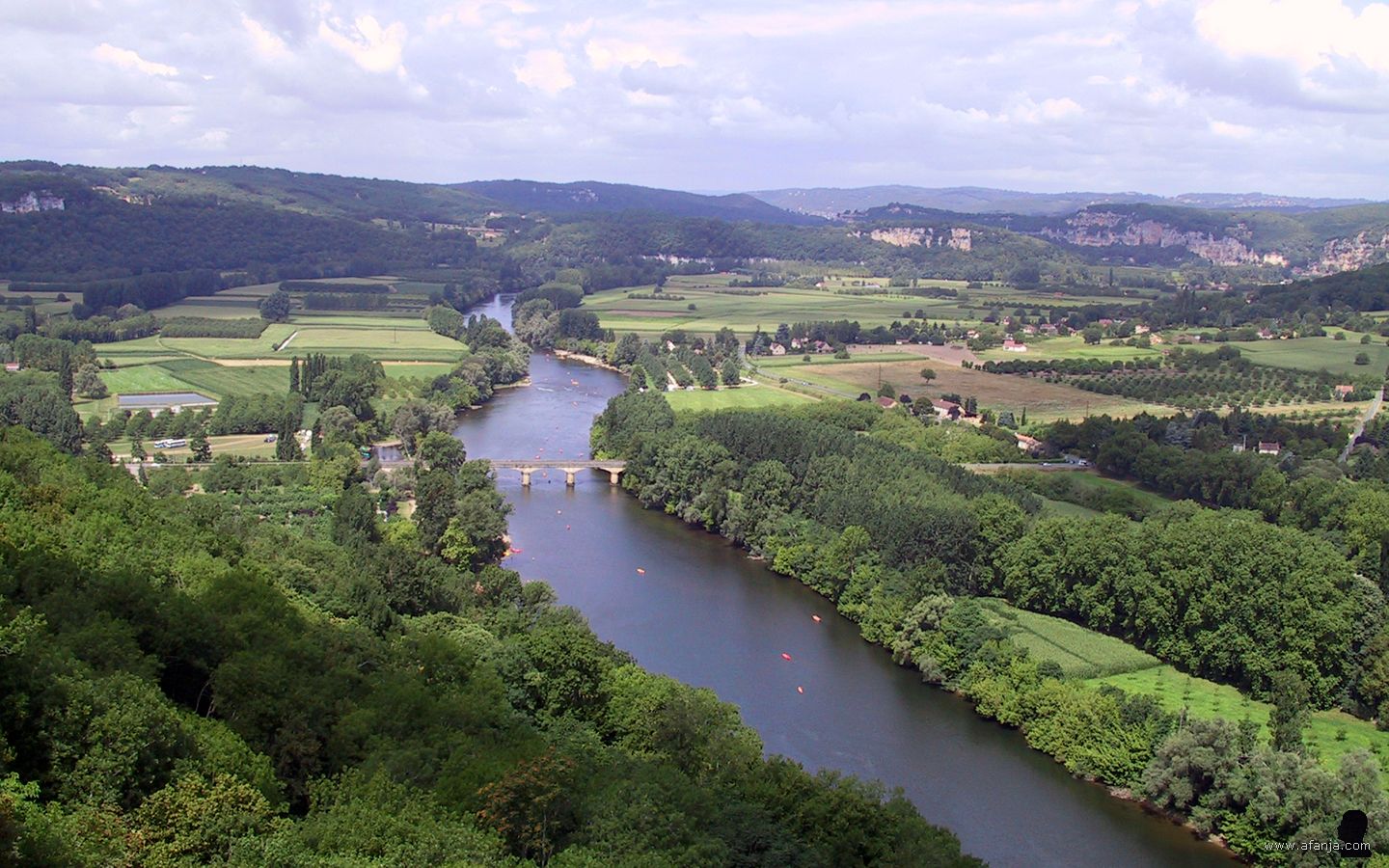 de Dordogne bij Domme