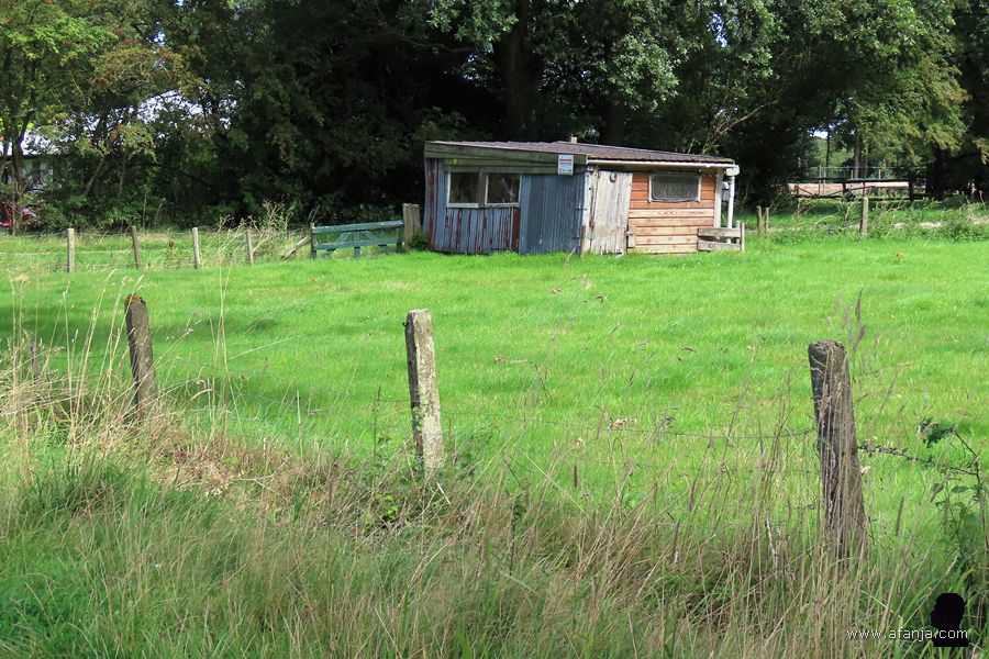 bouwgevalletje bij 'de Forten' aan het Zuiderend bij Drachten