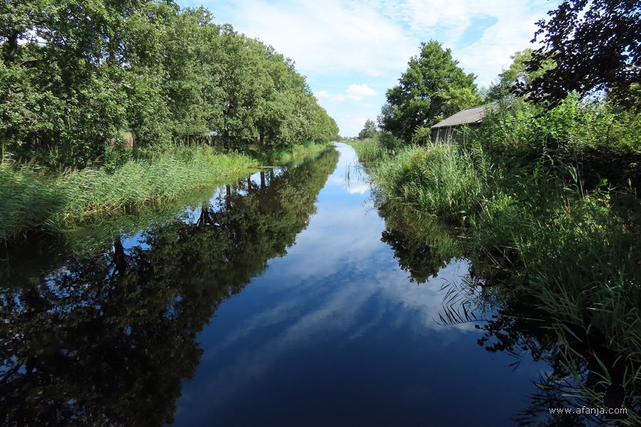Afvoerkanaal langs de A7