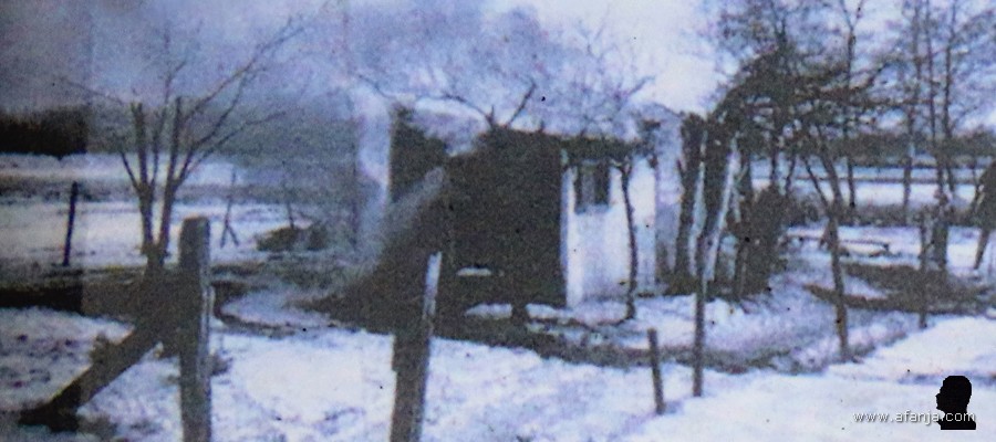 spitketen en hutten bij de Forten