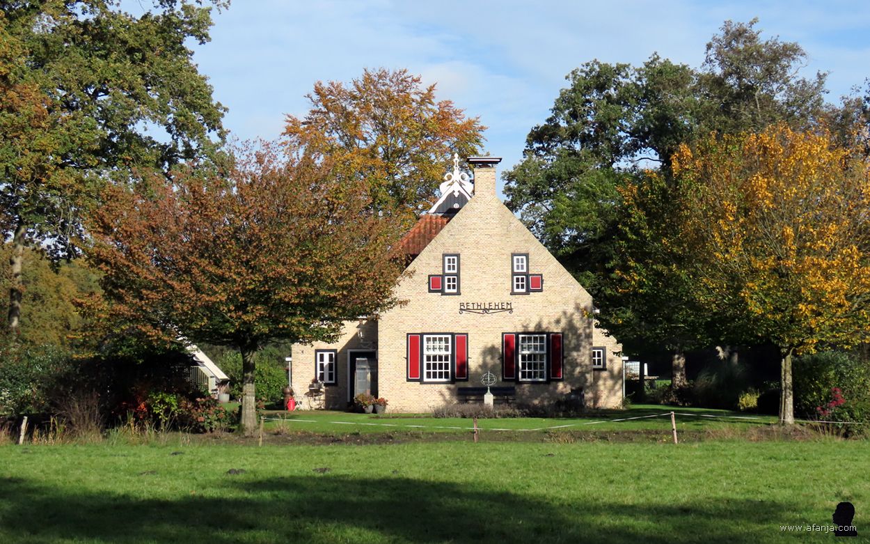 het oude boerderijtje 'Bethlehem' bij Olterterp
