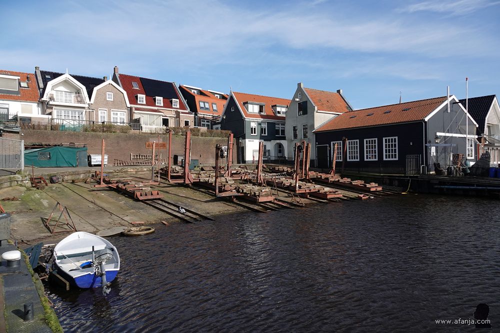 zicht op de scheepswerf westhaven