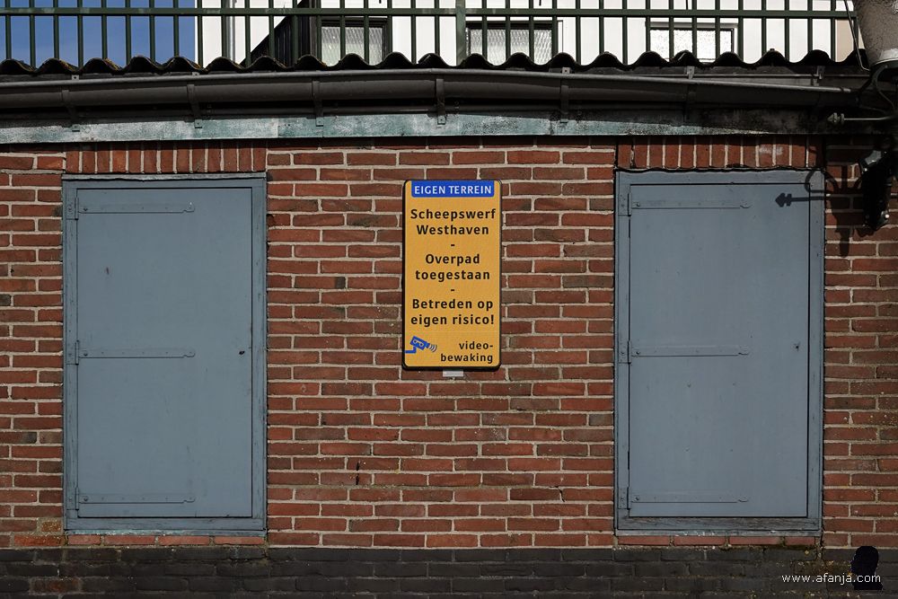 eigen terrein Scheepswerf Westhaven