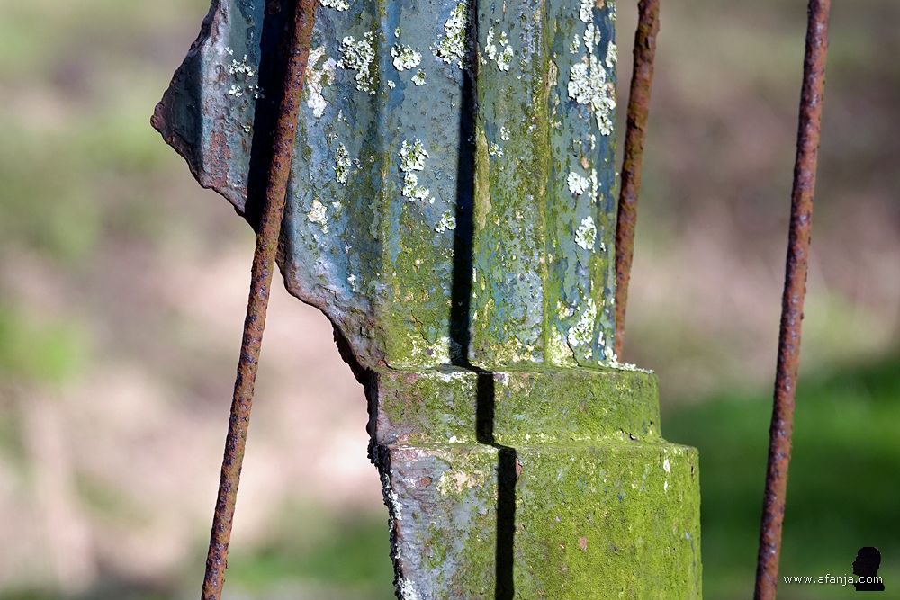 fragment van de maquette van een scheve toren