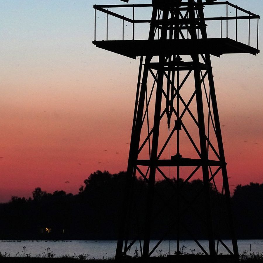 het onderstel van de windmotor