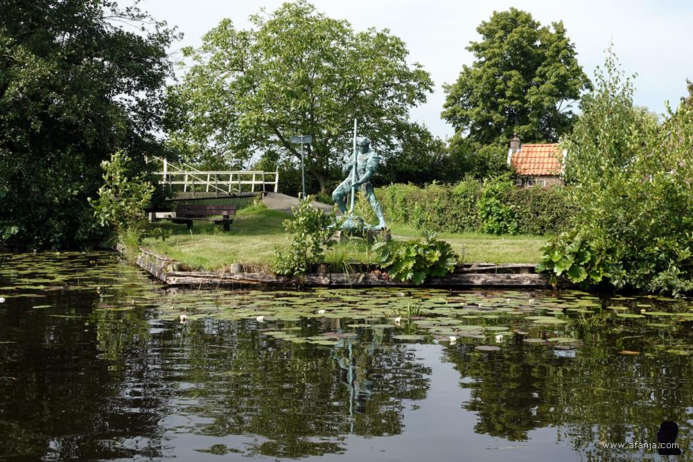 het standbeeld 'de Baggeraar'