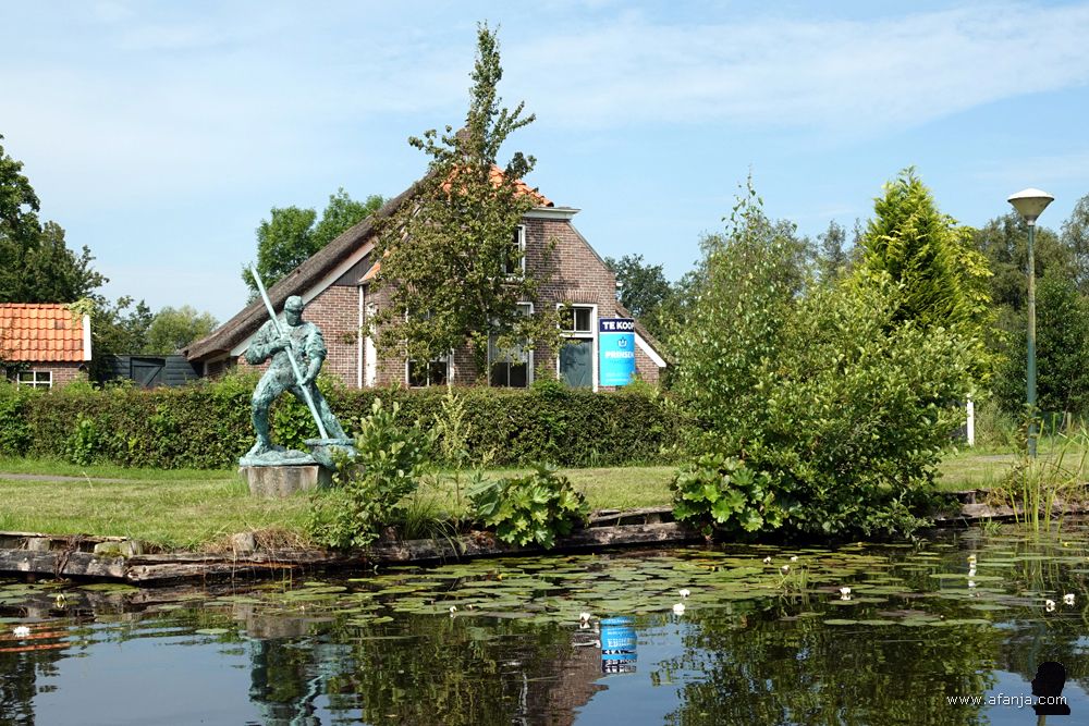 het standbeeld 'de Baggeraar'