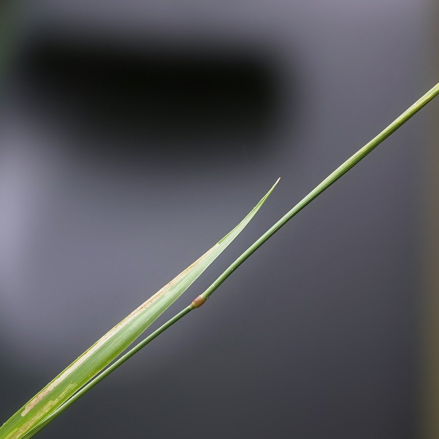 lang gras tegen een wazige achtergrond