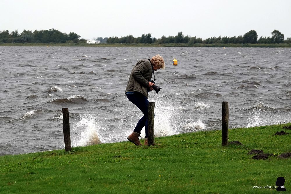 zo te zien is het wel gelukt om nat te worden
