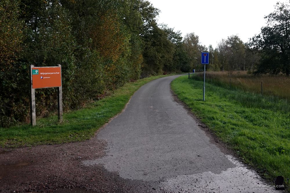 bij de parkeerplaats aan de westkant van het Weinterper Skar