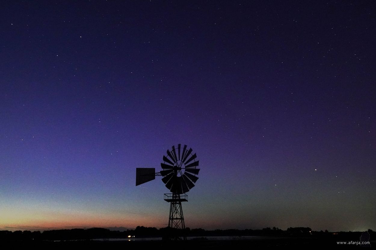 poollicht boven de Jan Durkspolder - 12 augustus 2024