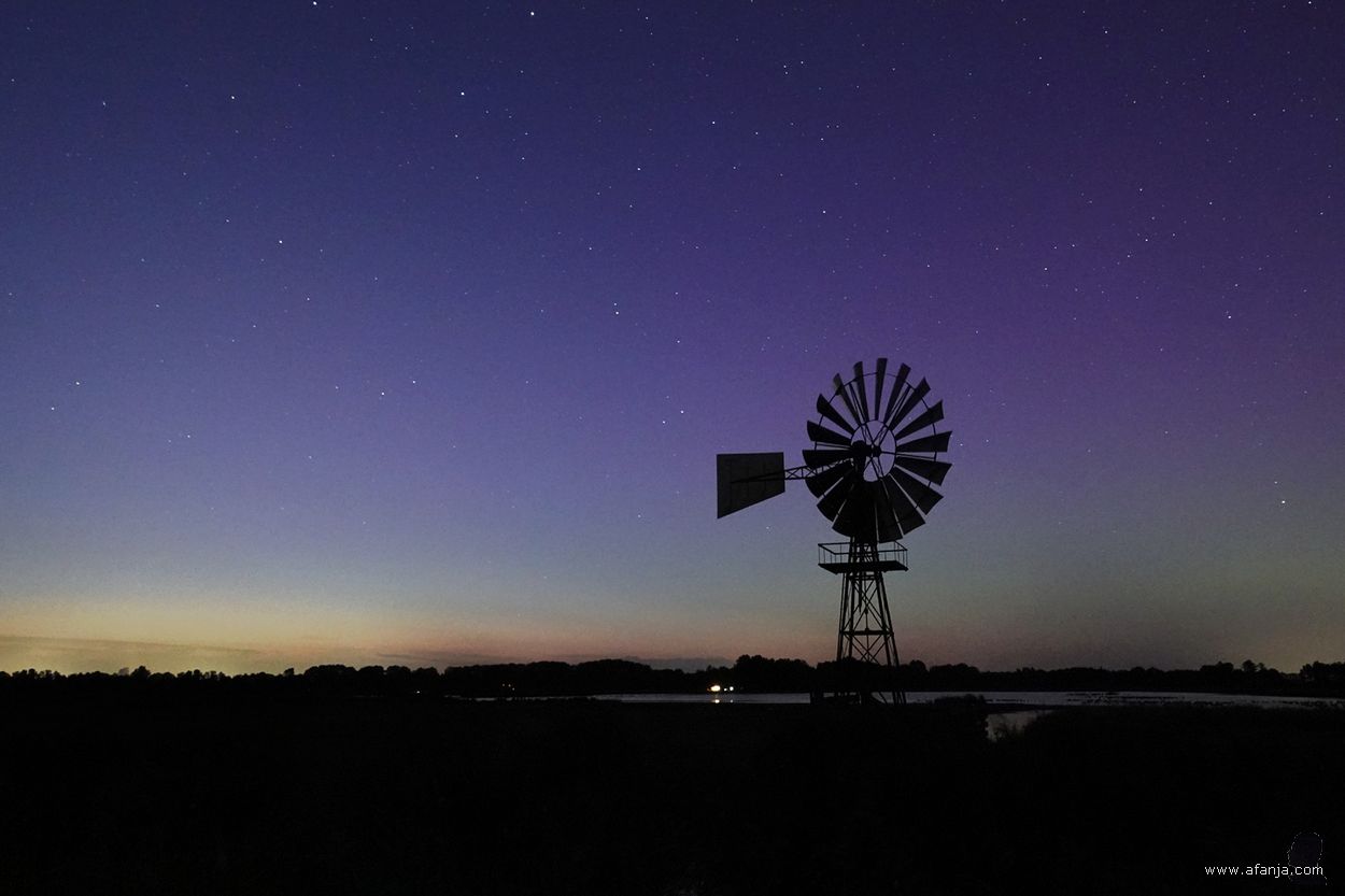 poollicht boven de Jan Durkspolder - 12 augustus 2024