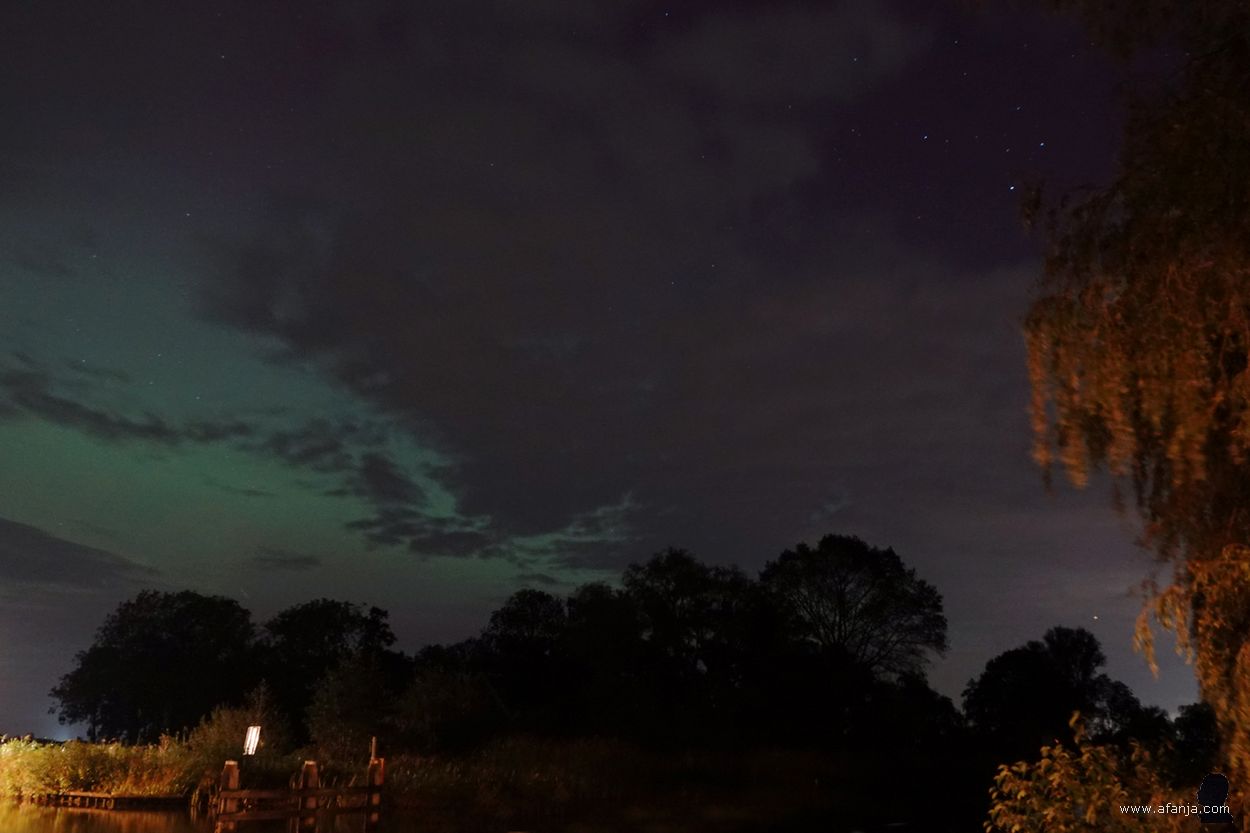 poollicht boven It Eilân - 10 oktober 2024