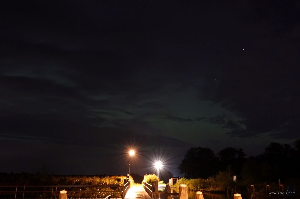 poollicht boven It Eilân - 10 oktober 2024