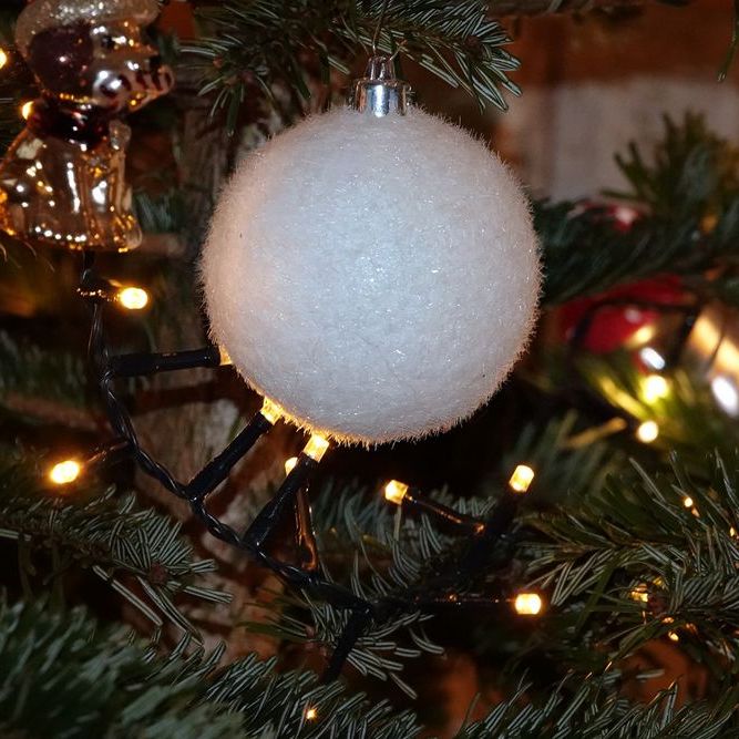 kerstboom met versiering