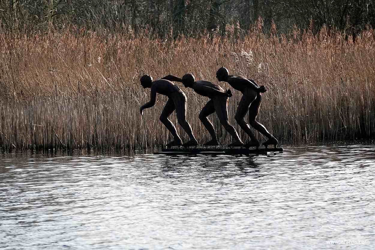 kunstwerk 'de Marathonschaaters' - januari 2025