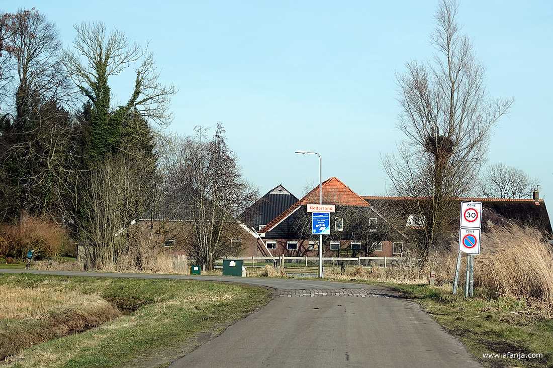de buurtschap Nederland in de Weerribben