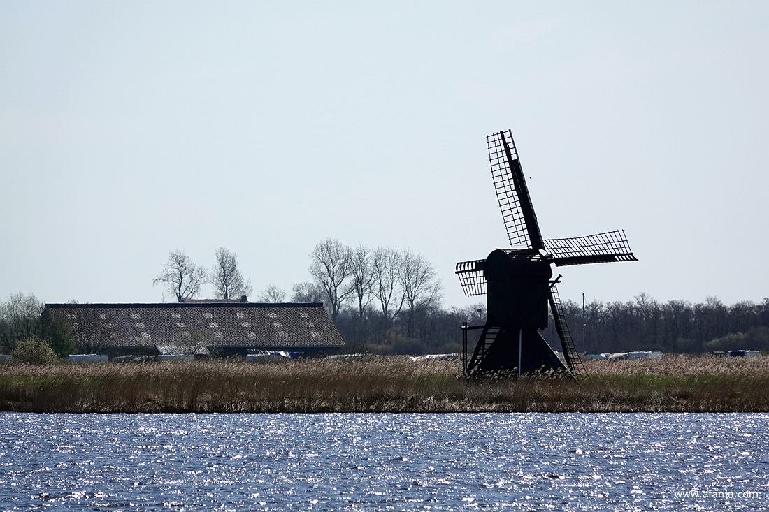 de Roekmole op It Eilân-West, het meest westelijke deel van de gemeente Smallingerland
