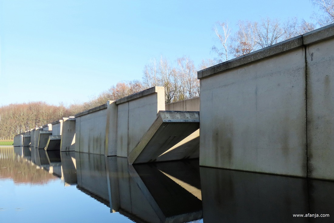 kunstwerk 'Deltawerk//', de oude Deltagoot in 2019