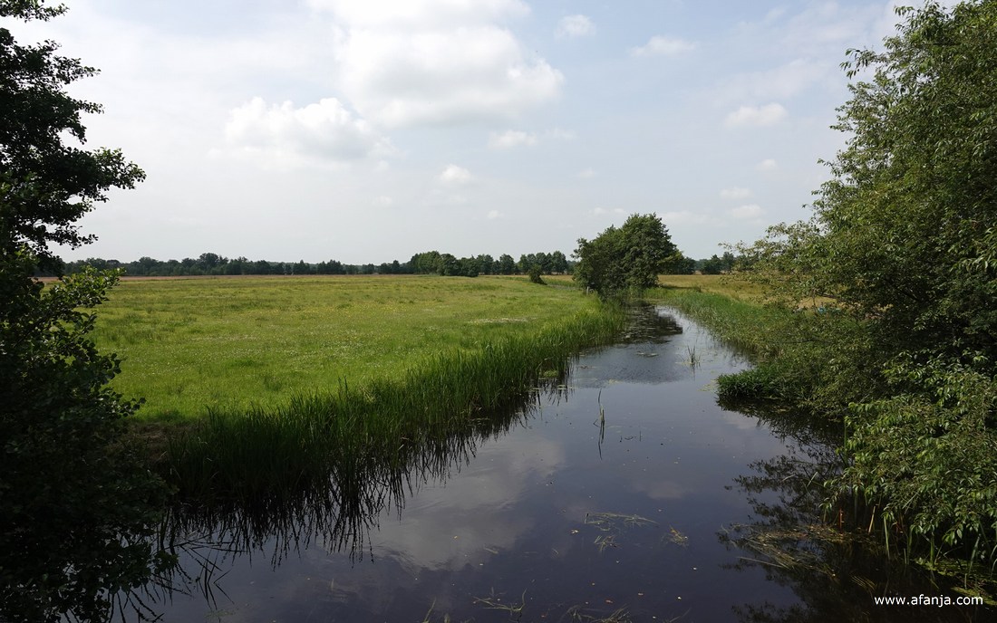 het Alddjip of Koningsdiep in westelijke richting