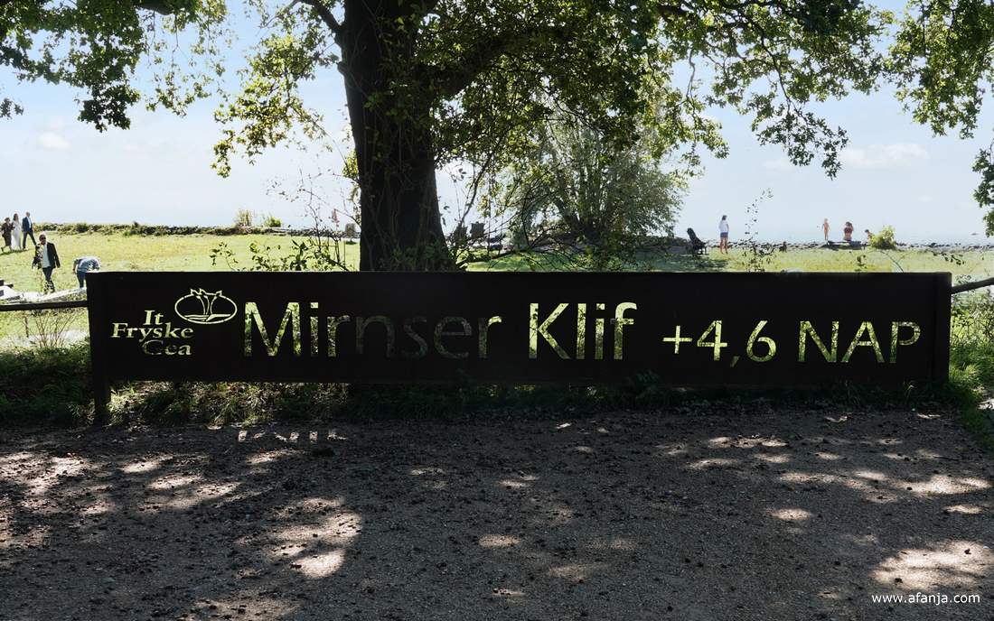 we komen aan bij het Mirnser Klif