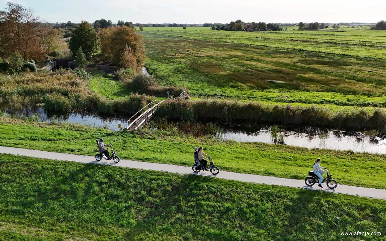 drie e-choppers op een rij