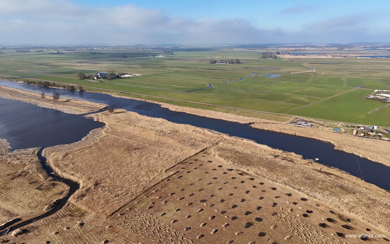 een eerste rondblik vanuit de lucht