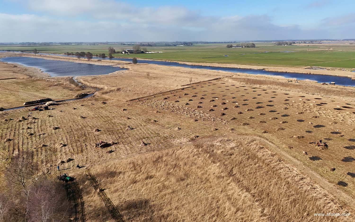 een eerste rondblik vanuit de lucht