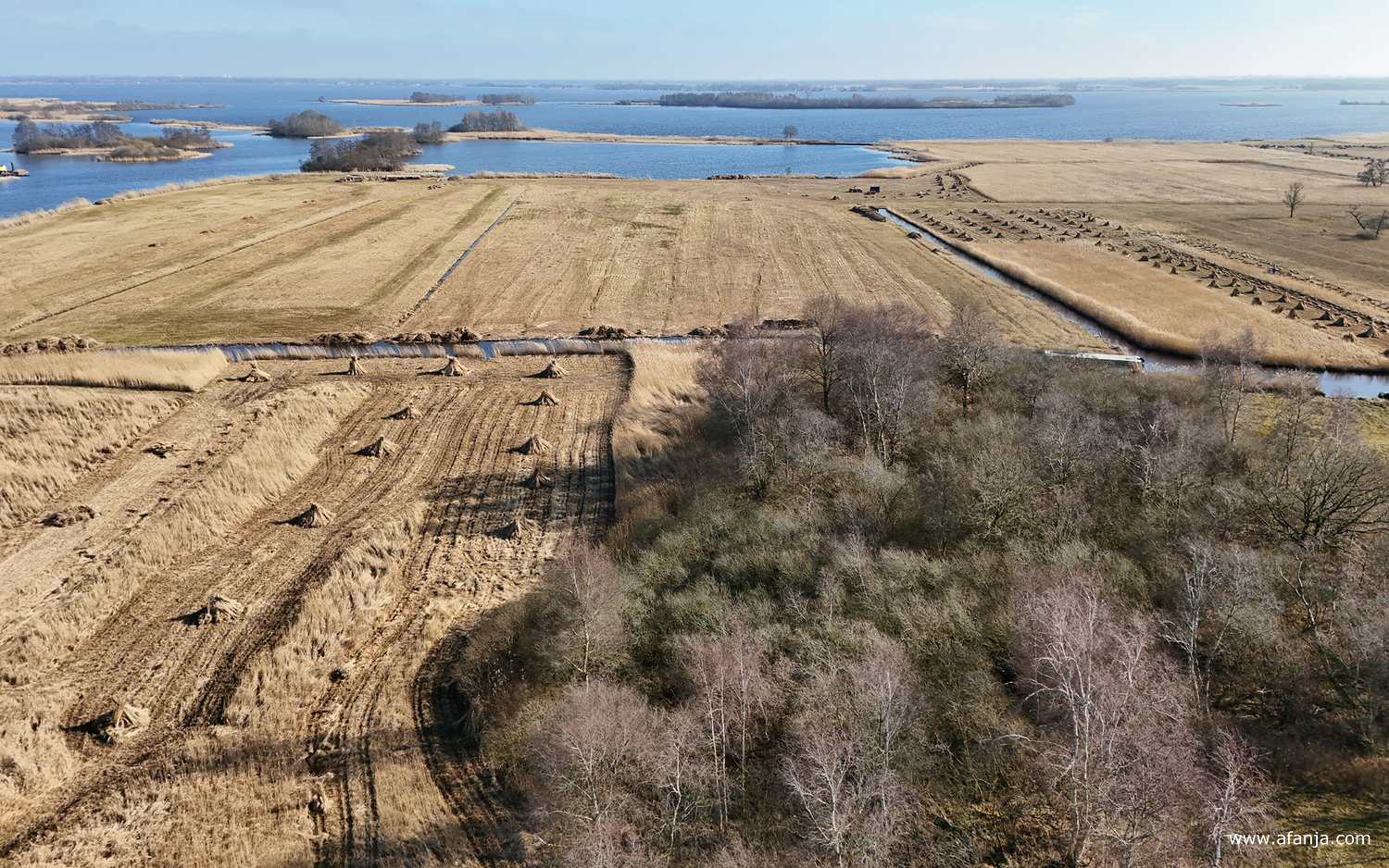 een eerste rondblik vanuit de lucht