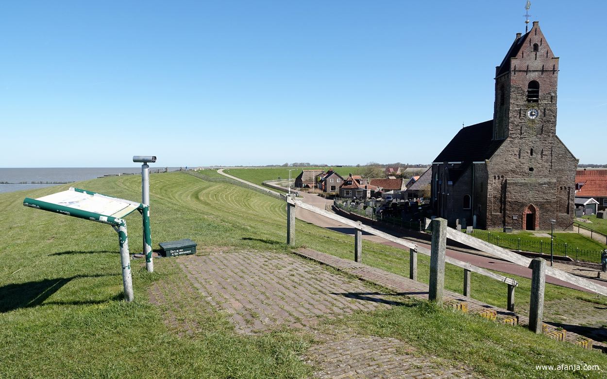 overzicht van de situatie bij Wierum