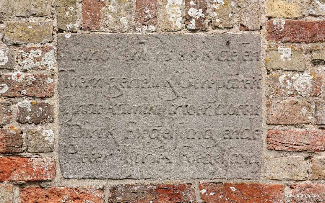 gevelsteen uit 1589 in de Ald Toer